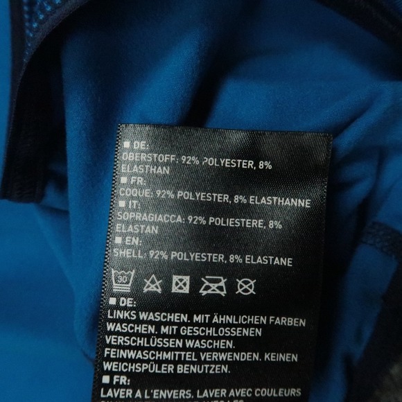 KJUS‎ Pullover Mens Large Blue Cell Block Half Zip Performance Golf - Picture 6 of 11